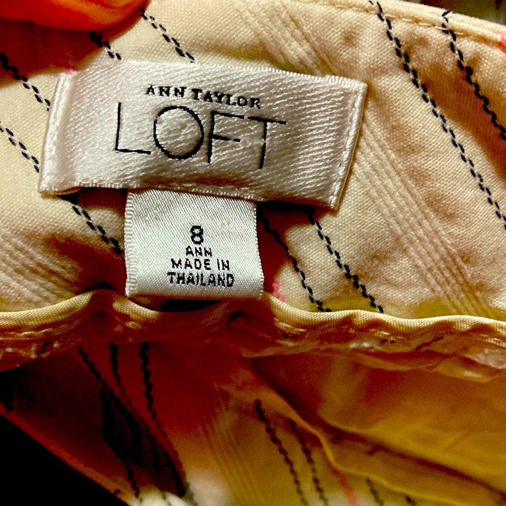 Ann Taylor Loft CAPRIS: Pin Strip Capris - Picture 5 of 9